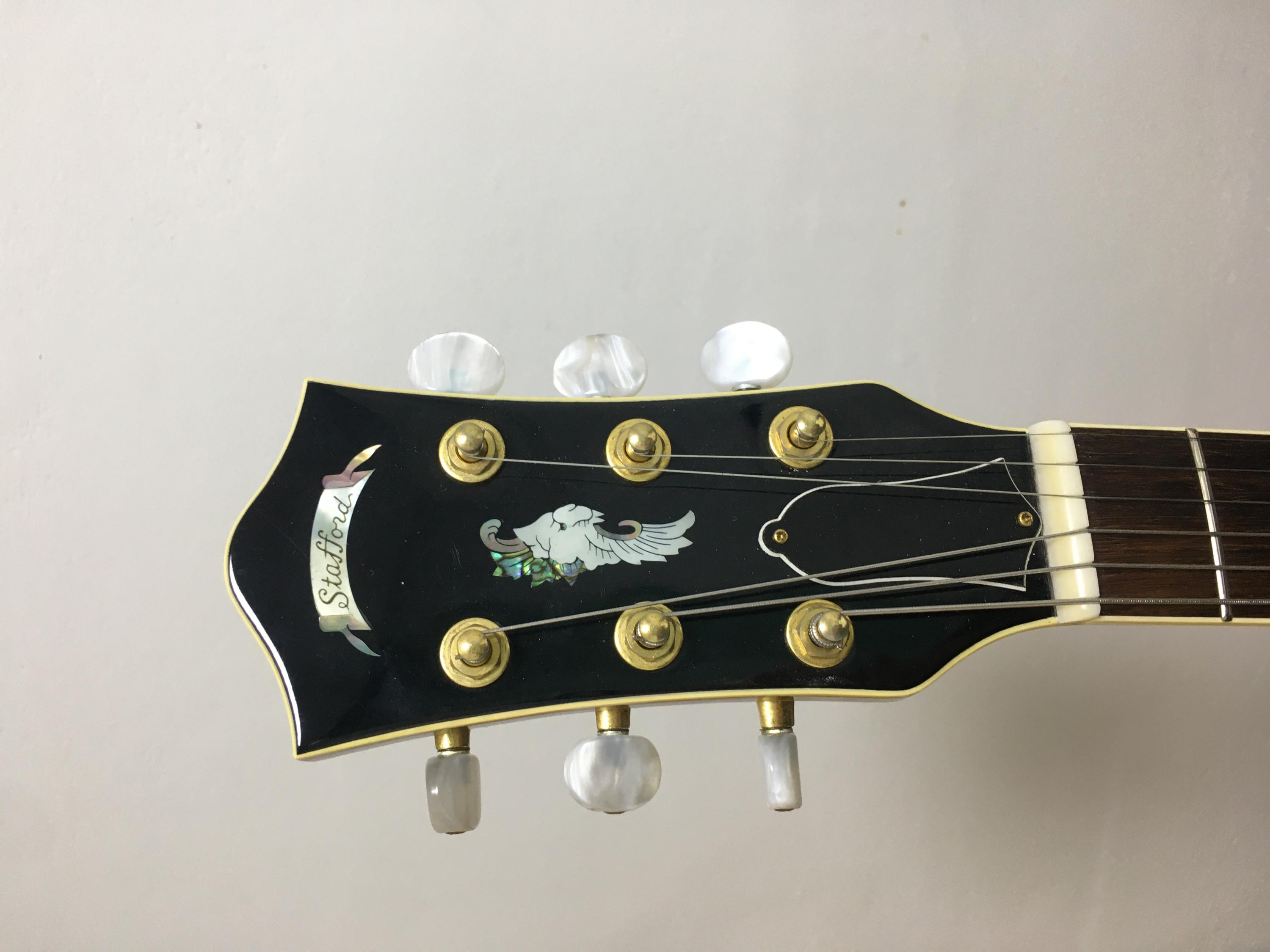 35％割引ブラック系【5％OFF】 Stafford FES-2200 エレキギター 楽器 