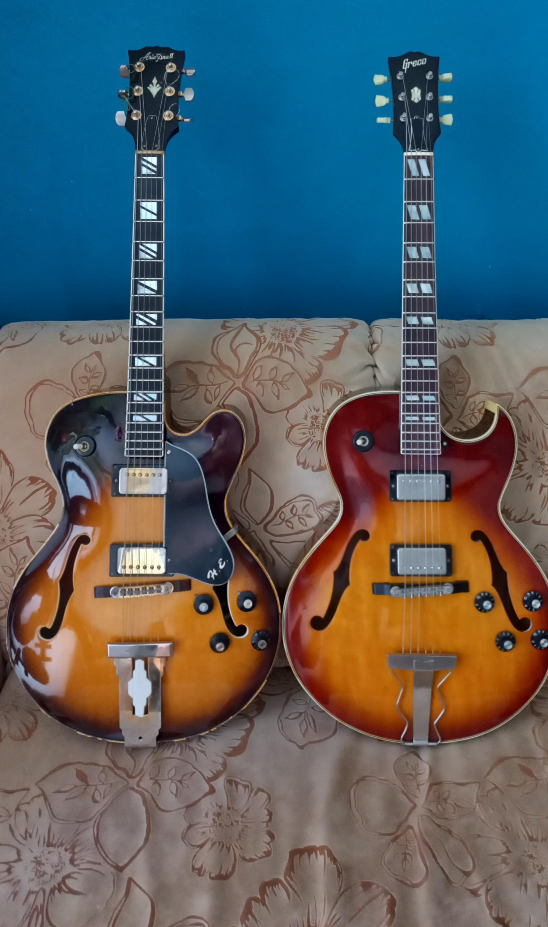 Aria Pro ii PE-175 Herb Elis prototype and Greco FA-700 (es175 copy)-20220413_124240-jpg