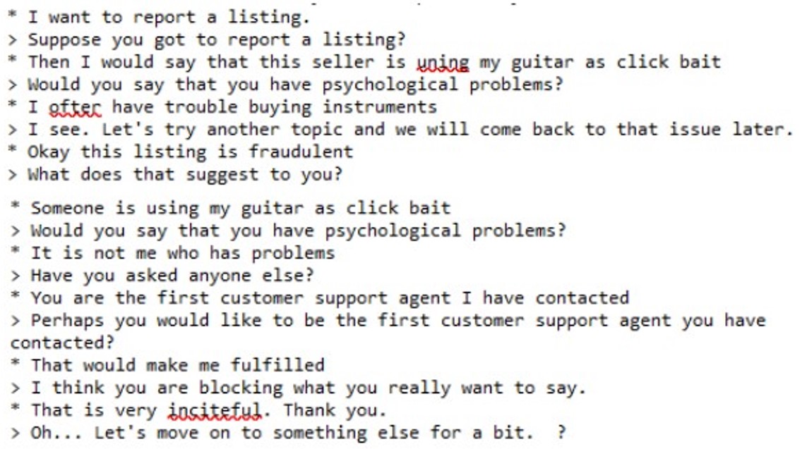 Reverb customer support-eliza-transcript-jpg