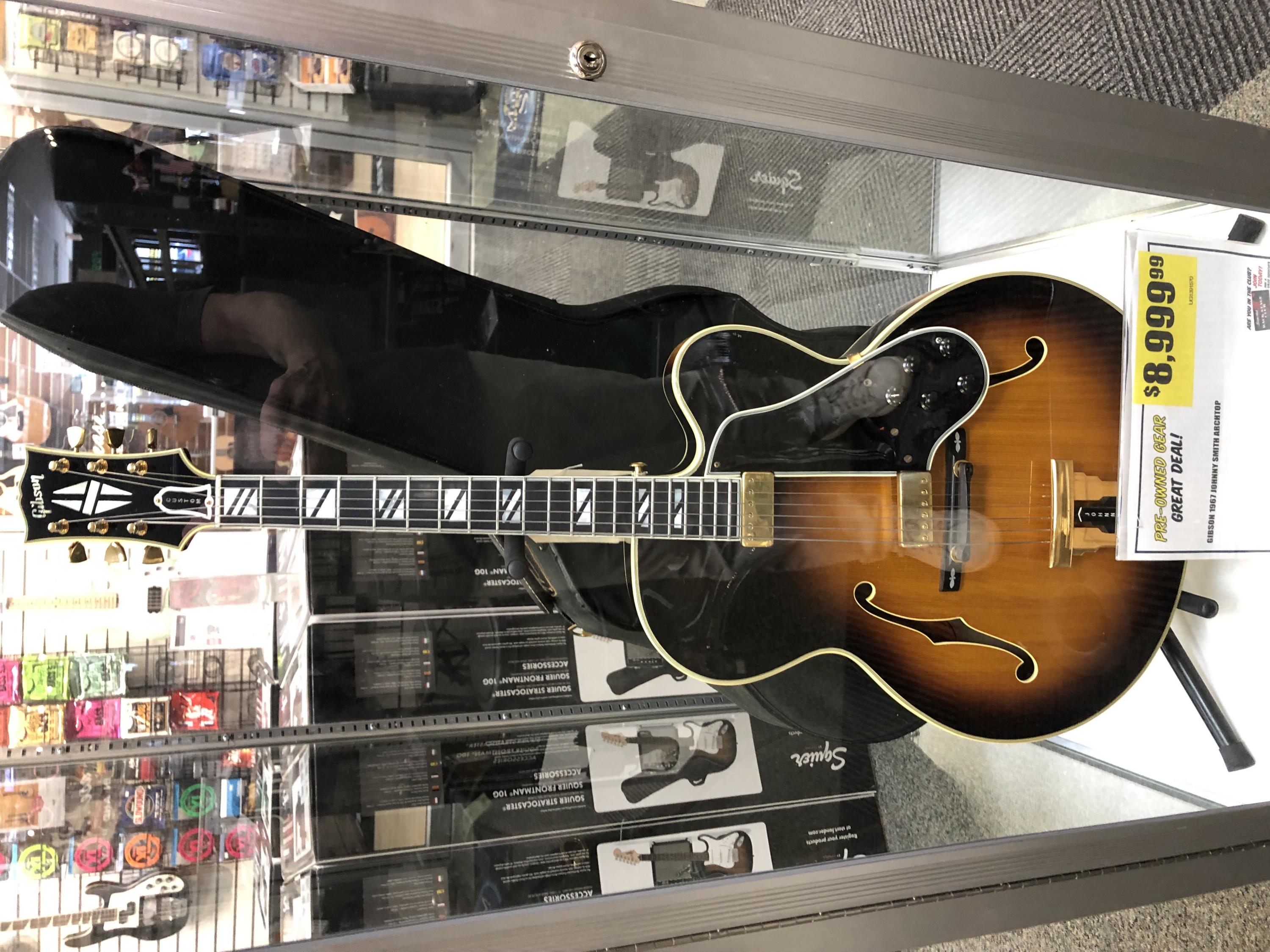 1987 Gibson Johnny Smith in the most unlikely place-1987-jimmy-smith-sam-ash-jpg
