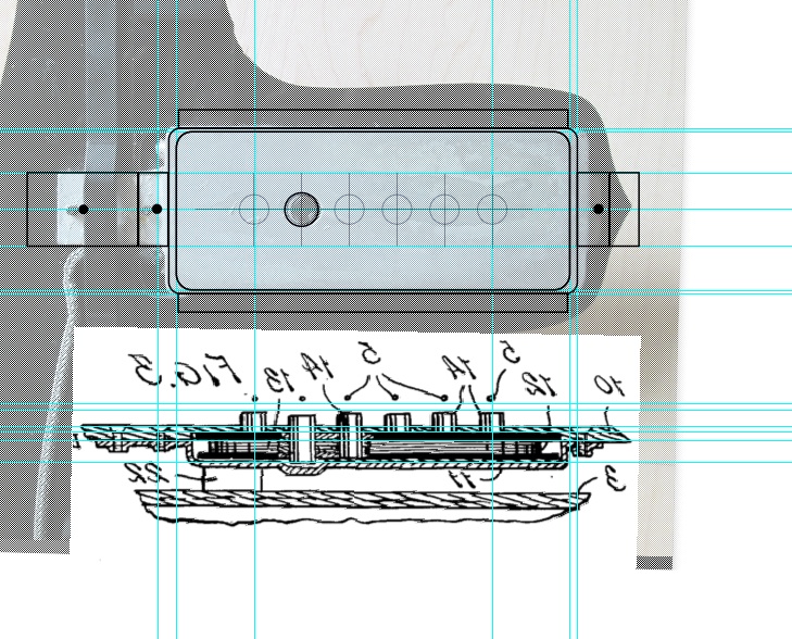 Making a McCarty Fingerrest Pickup-drawing-progress-copy-jpg