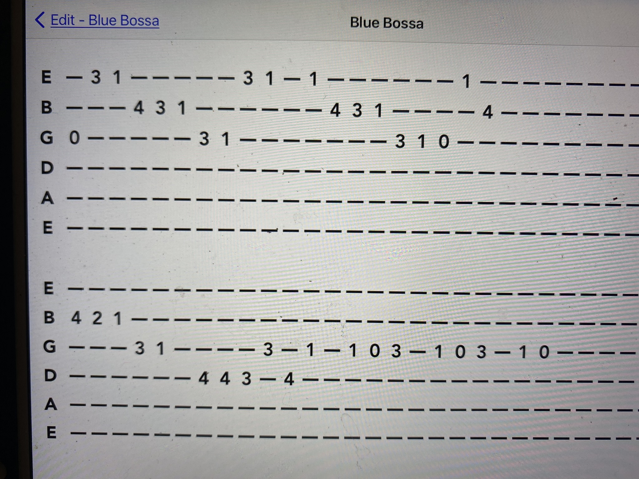 &quot;Frets Per String For Melody&quot; Rule --&gt; How Many?-blue-bossa-paint-jpg