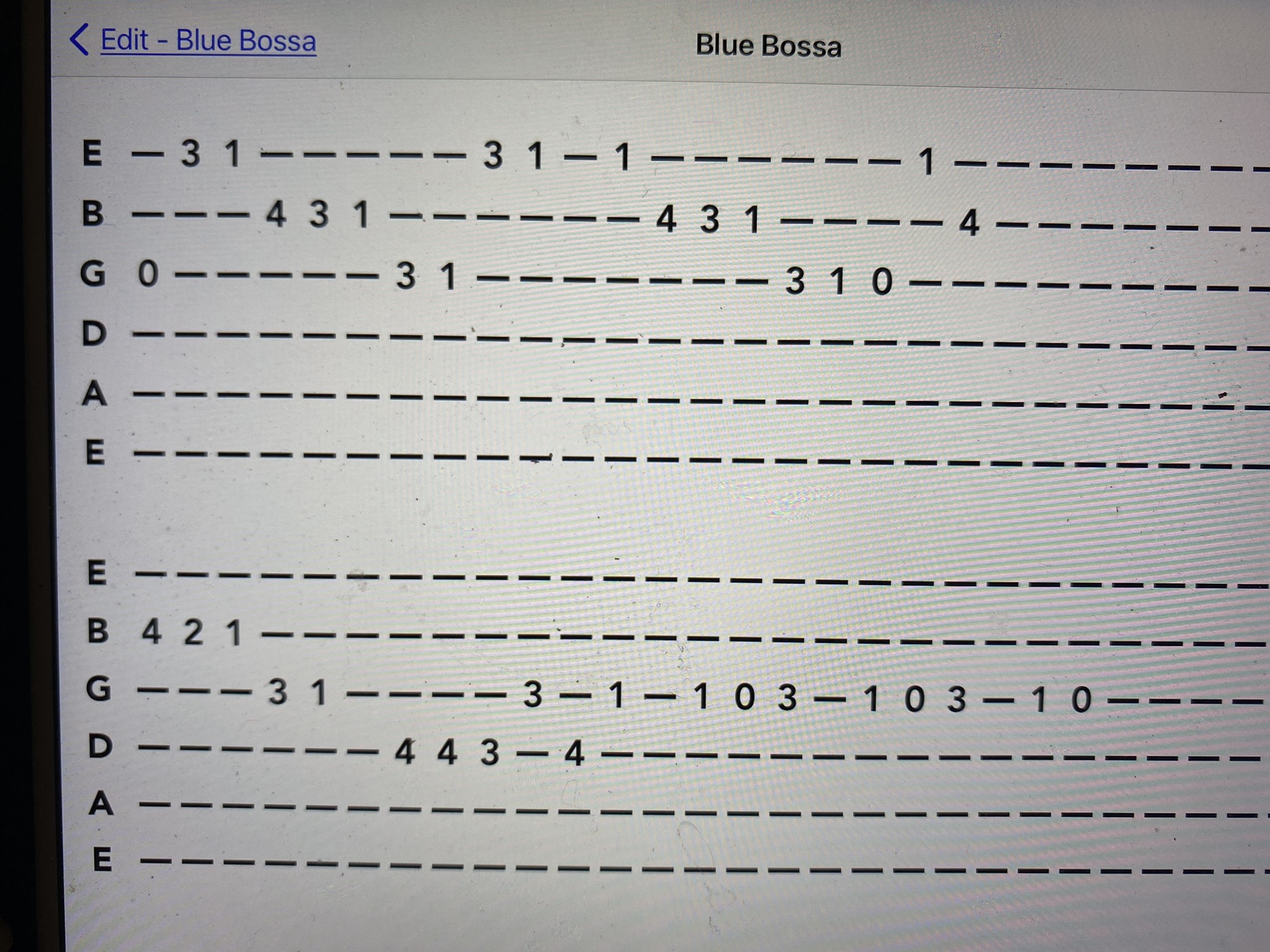 &quot;Frets Per String For Melody&quot; Rule --&gt; How Many?-blue-bossa-paint-jpg