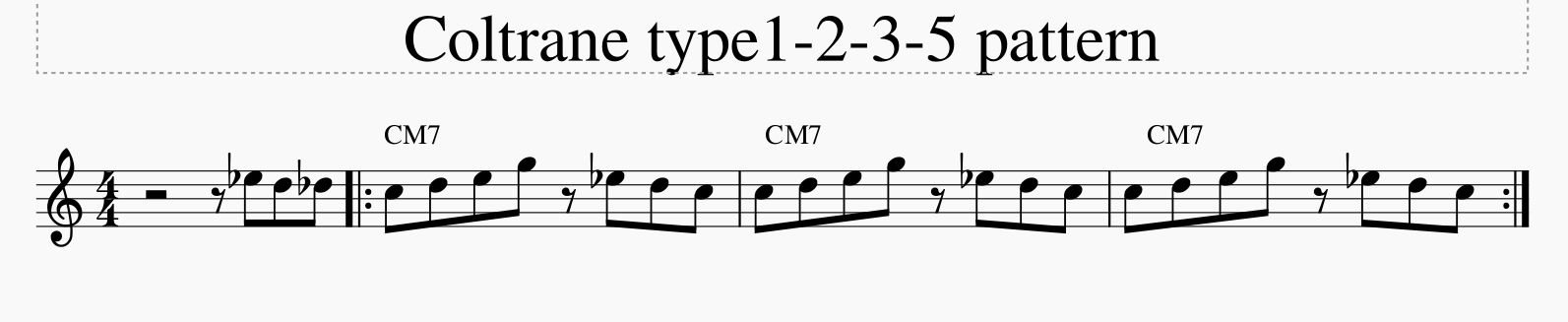 Cool bop licks-coltrane-1-2-3-5-pattern-chromatics-png