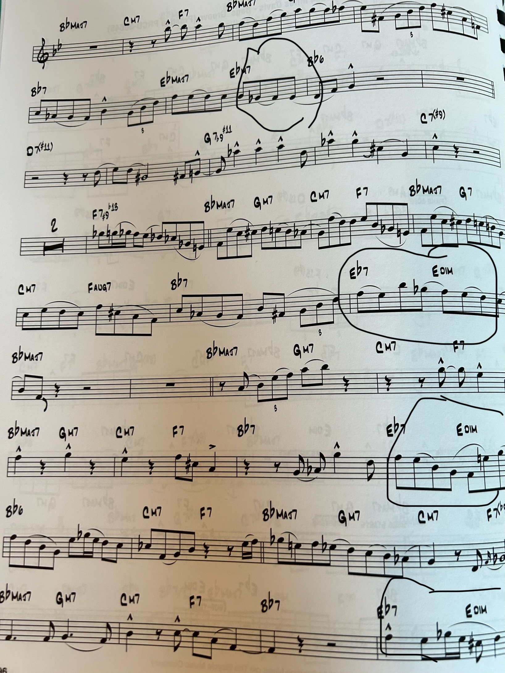How do you understand the 5th and 6th bars of rhythm changes?-img_7623-jpeg