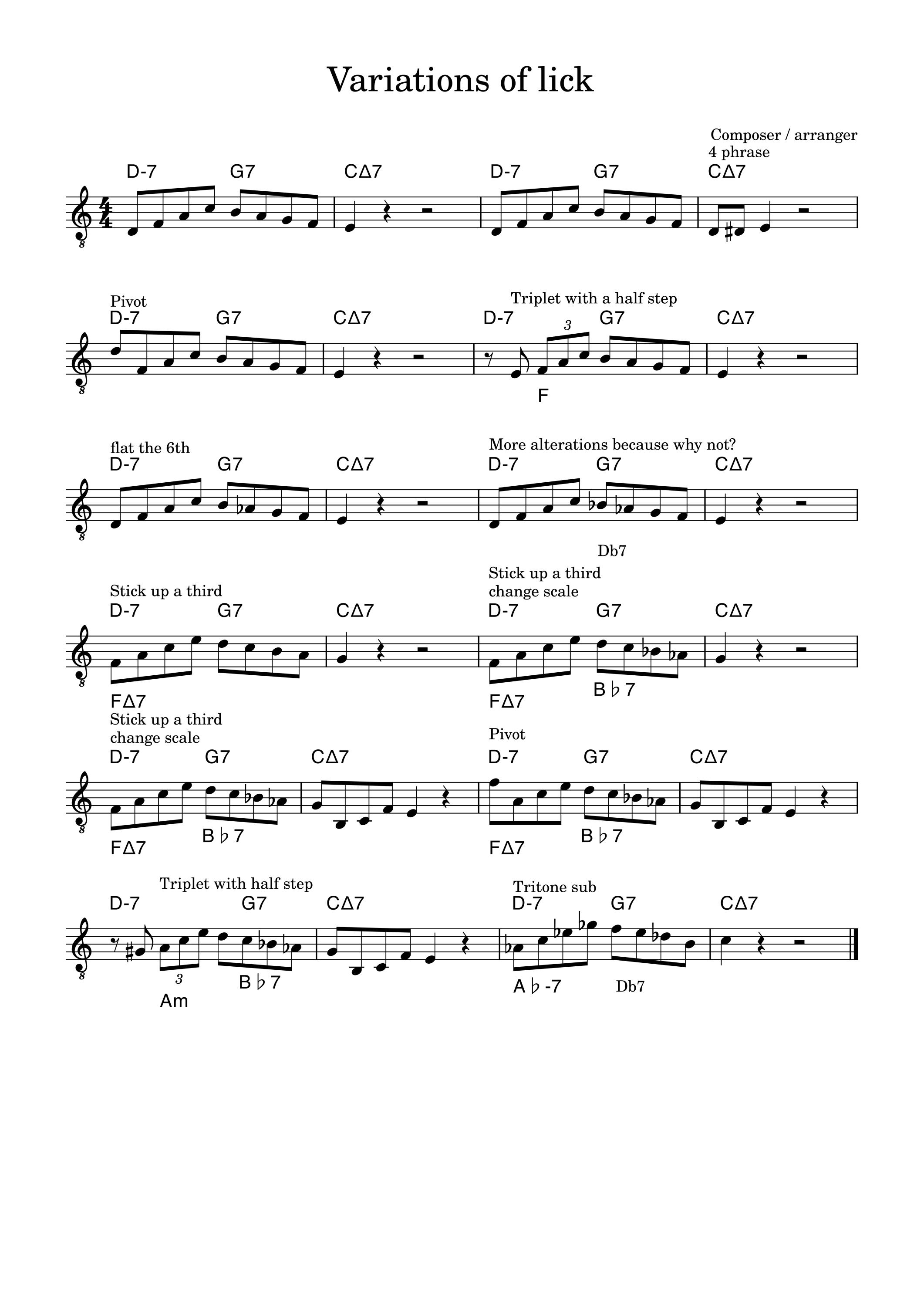 Best phrases to unlock the 251 progression-varying-bebop-lick-1-jpg