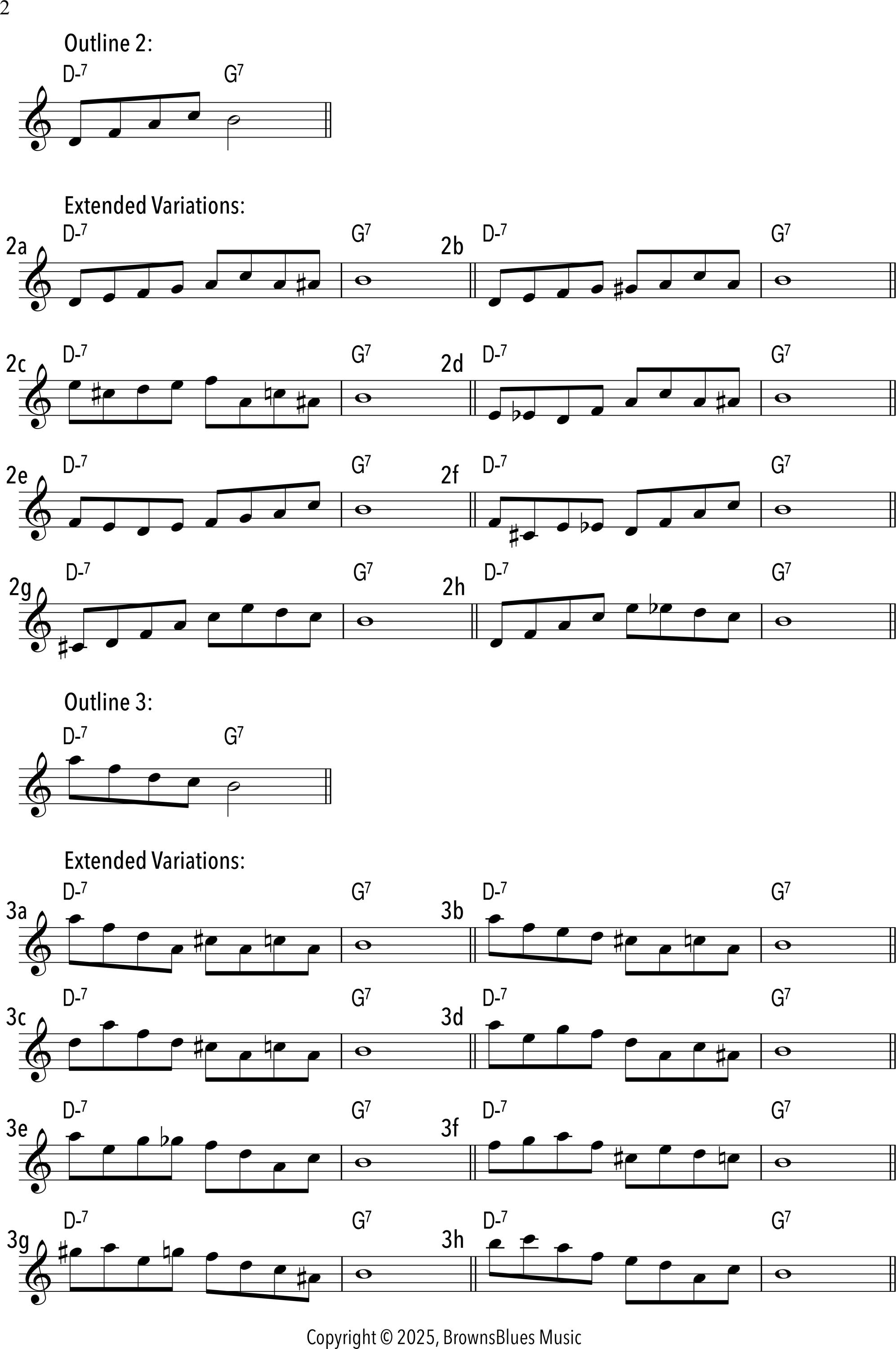 Best phrases to unlock the 251 progression-long-ii-v-i-outlines2-jpg