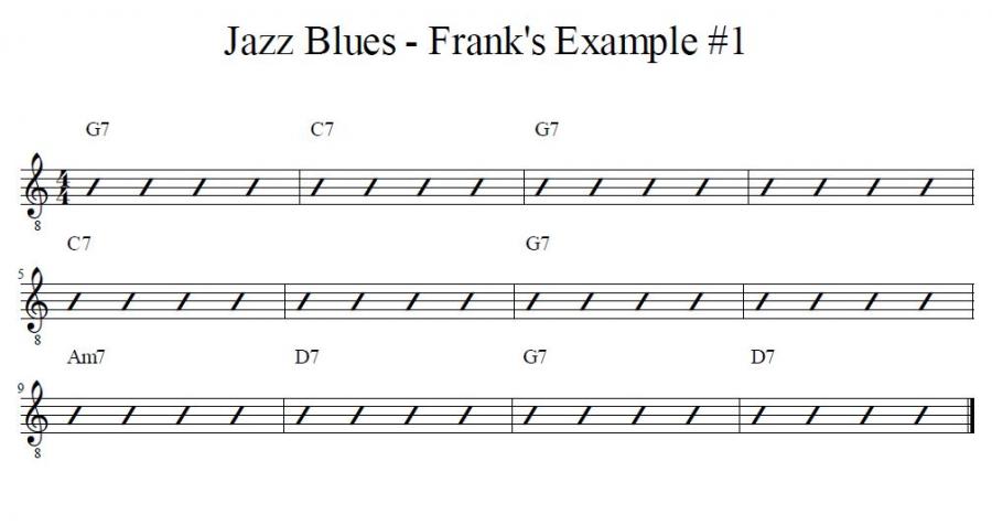 &quot;Introduction to Jazz Guitar Soloing&quot; Applied to the Blues-franks-blues-1-jpg