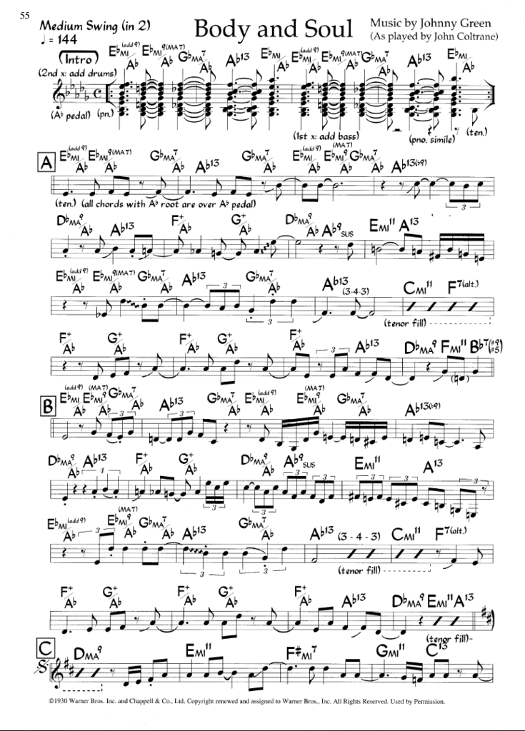 Body and Soul Analysis-coltrane-b-s-png