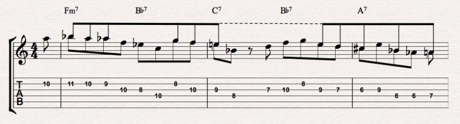 Understanding Charlie Parker through triads-yardbird-suite-descending-line-jpg