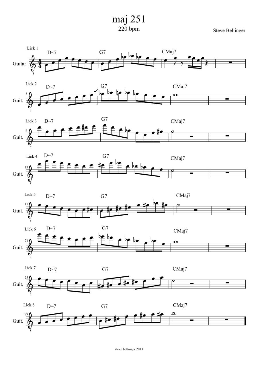 Introduction to Jazz Guitar Soloing Chapter 13, 14 &amp; 15-maj-251-1-jpg