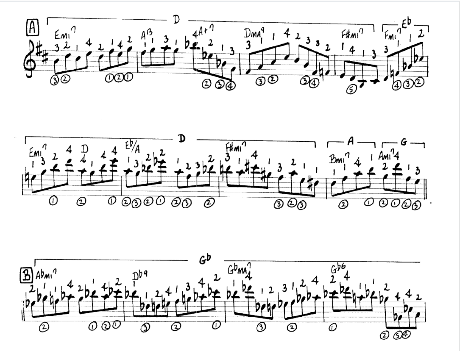 Howard Roberts Super Chops: study group for a tune based practice routine-screen-shot-2020-12-29-3-35-38-am-png