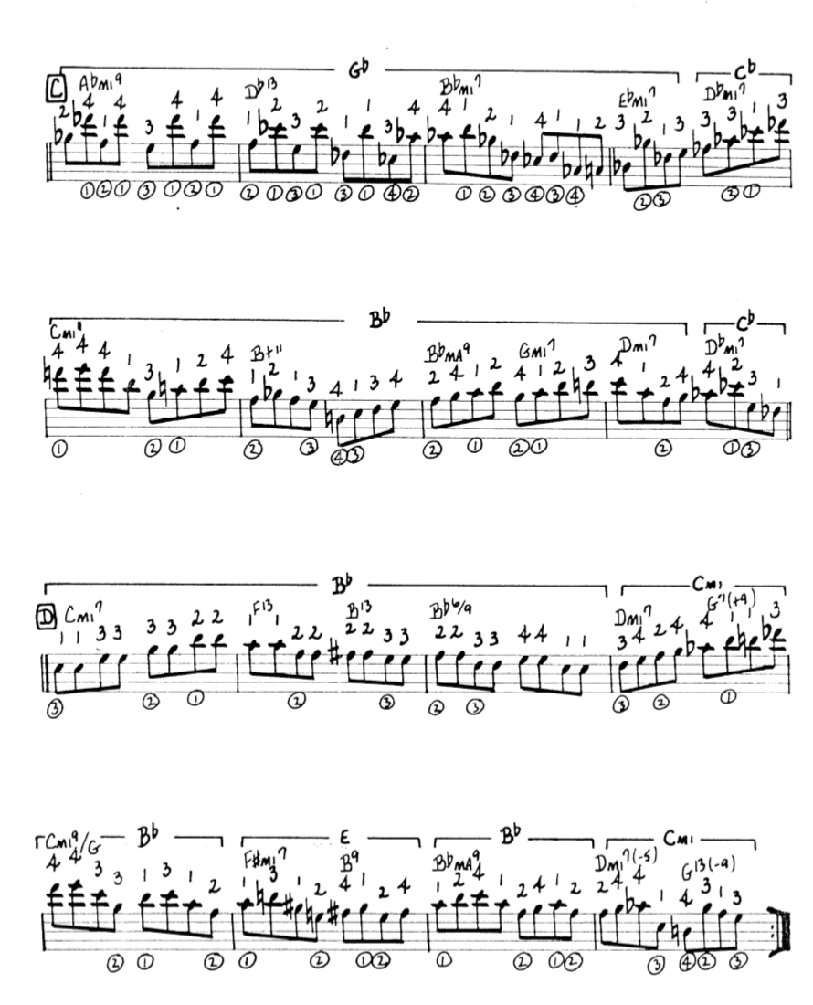 Howard Roberts Super Chops: study group for a tune based practice routine-screen-shot-2021-01-20-9-46-57-pm-png