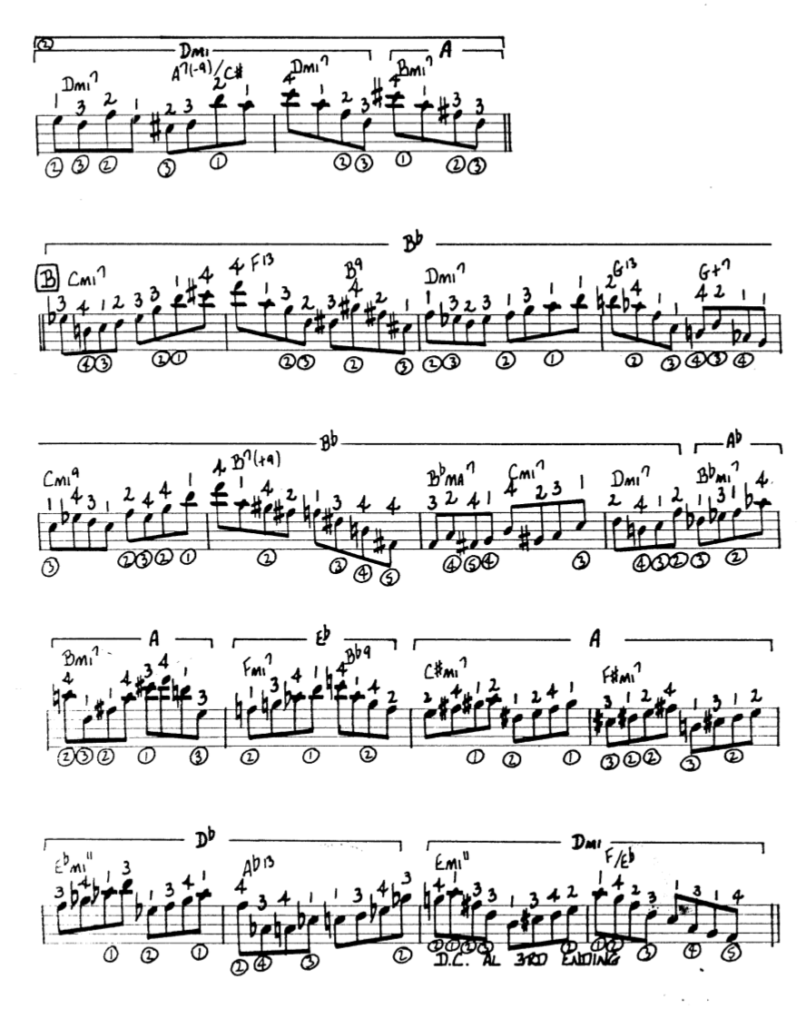 Howard Roberts Super Chops: study group for a tune based practice routine-screen-shot-2021-01-21-8-29-11-pm-png