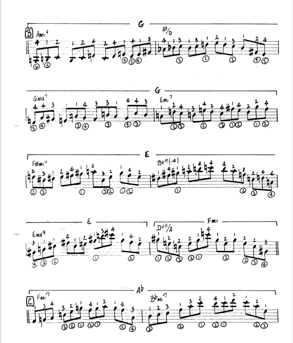 Howard Roberts Super Chops: study group for a tune based practice routine-screen-shot-2021-01-24-6-49-43-pm-png
