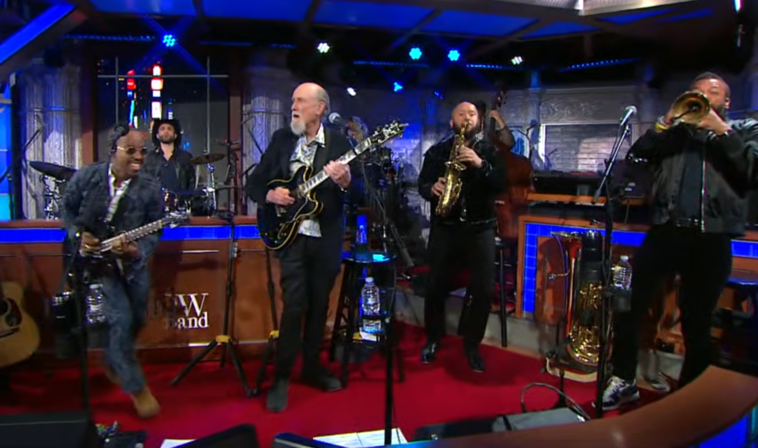 Scofield sitting in with the Late Show Band-screenshot-2024-01-12-10-30-53-png