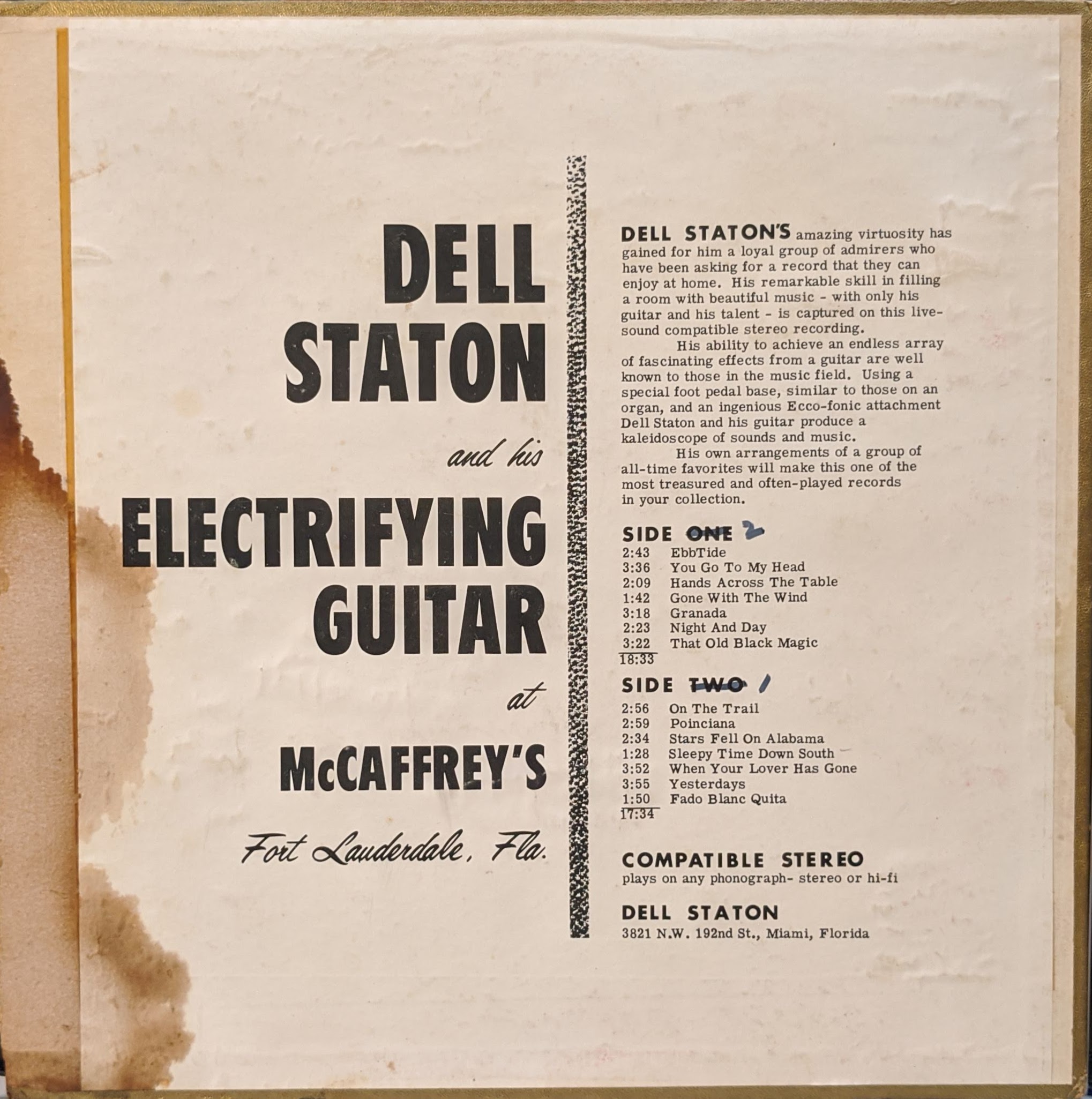 Dell Staton - Unsung, Early, Lefty, Electric Jazz Pioneer-img_20190726_134023-jpg