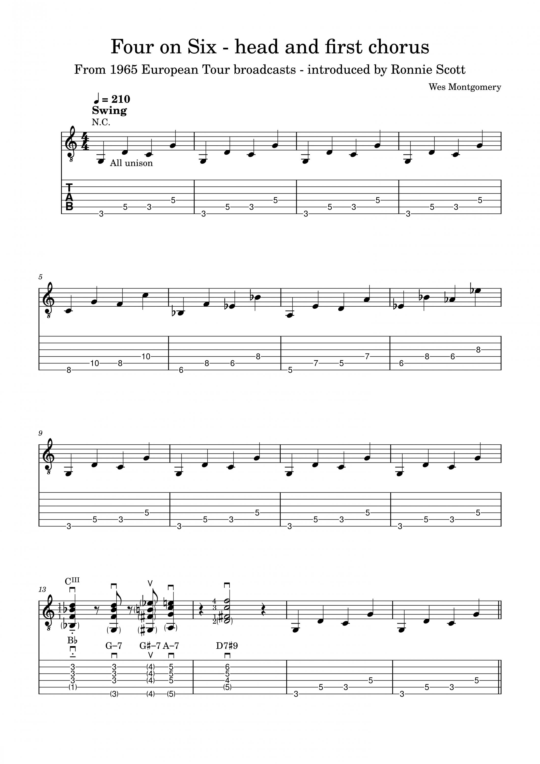 Further study of Wes's technique - Four on Six-four-six-live-1-jpg