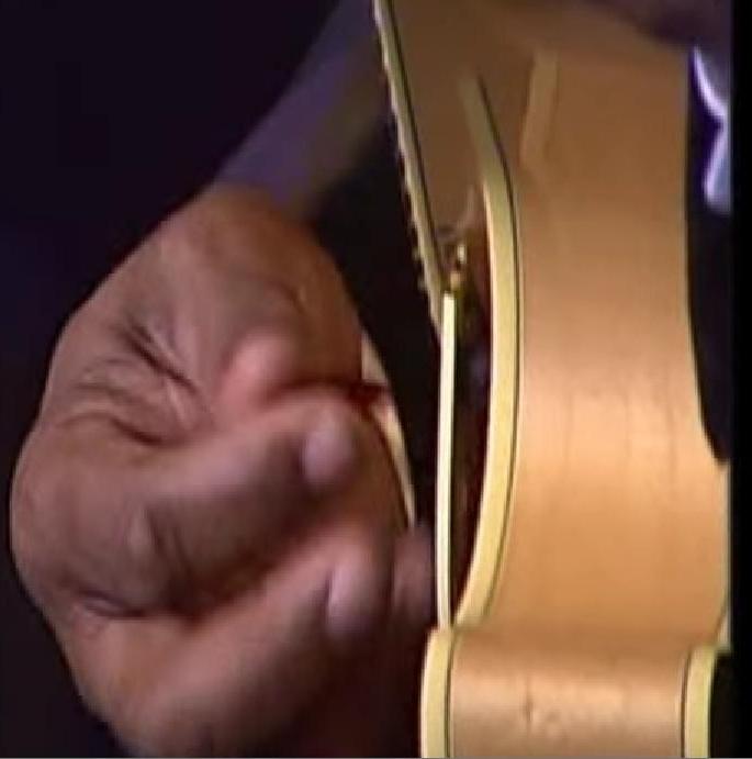 Benson Picking technique on Gibson L5 Wesmo-close-up-2-jpg