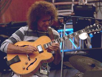Joe Pass hanging in a music store.-patmetheny-jpg
