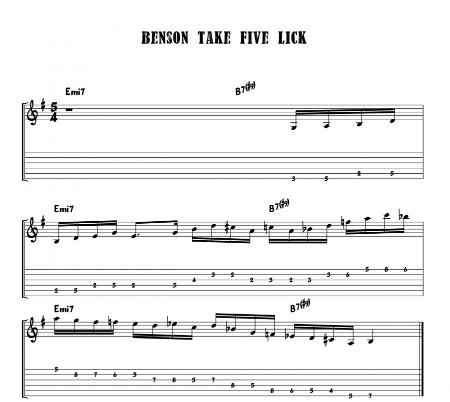 Benson Picking technique on Gibson L5 Wesmo-benson-take-five-lick-jpg
