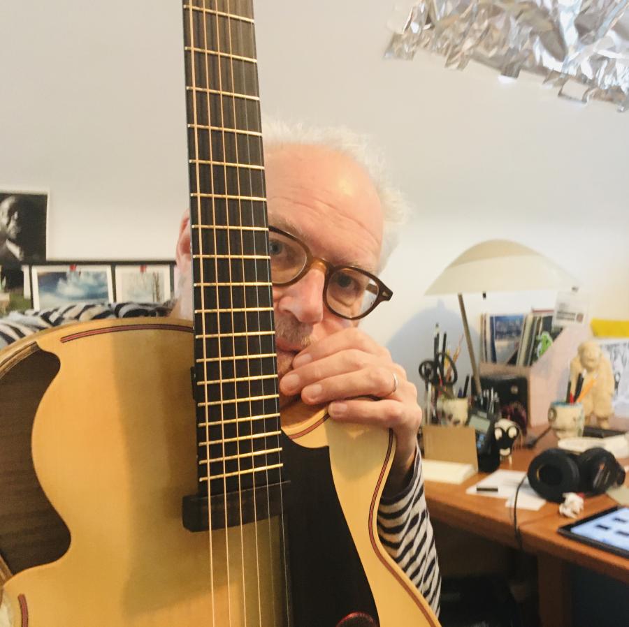 Bill Frisell playing Ken Parker Archtop-frisellsidekick-jpg