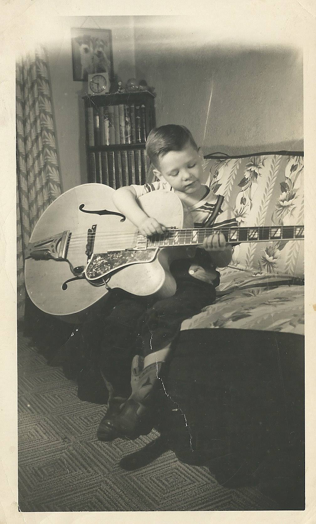 Whatever style of jazz guitar you play, dream big!-little-kid-big-guitars-jpg