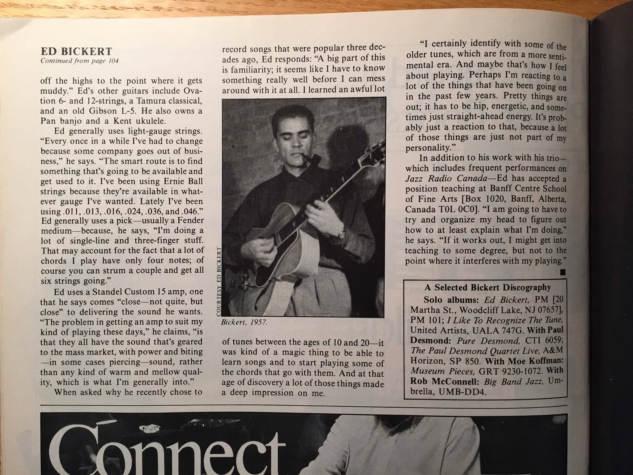 Ed Bickert article in November 1984 issue of Downbeat-bickert4-jpg