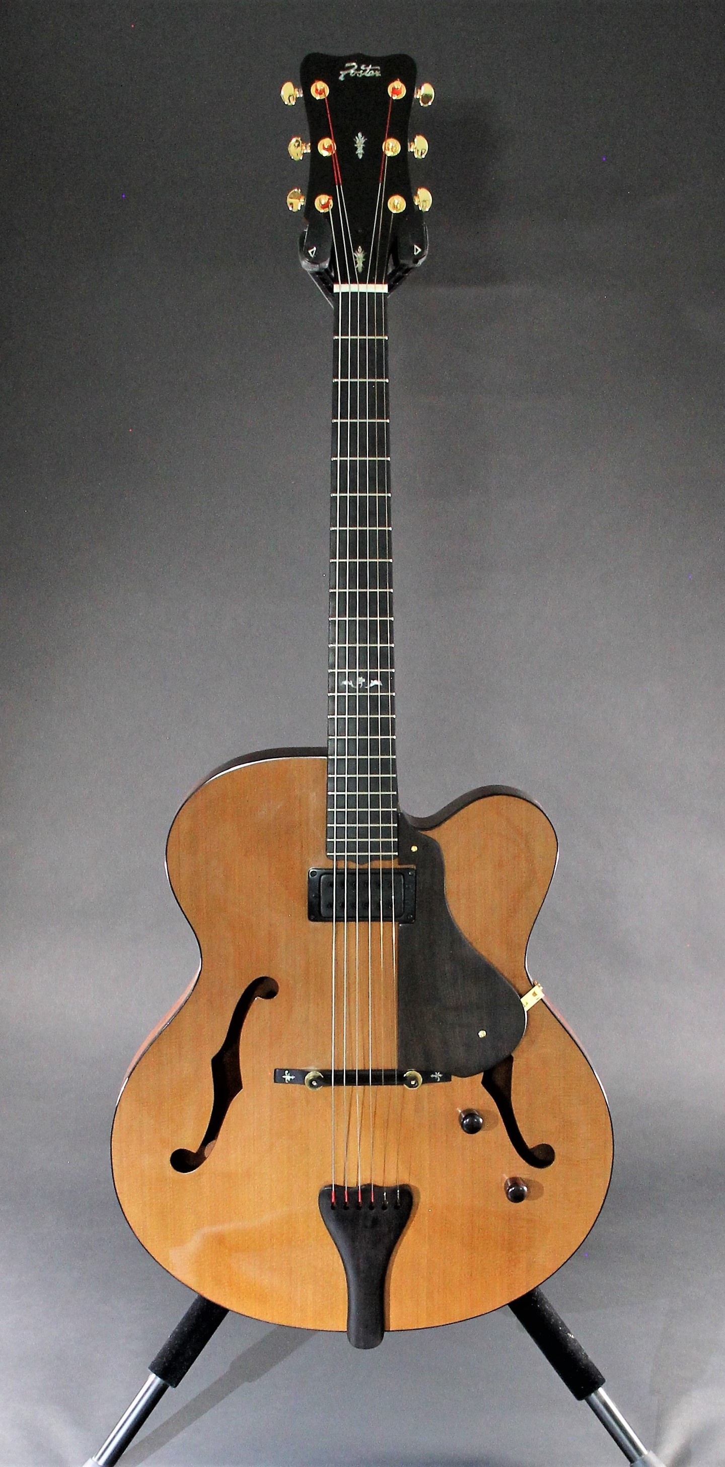 Jimmy Foster Basin Street Thinline Archtop completed by BurkeGuitar.com-a1-full-front-jpg