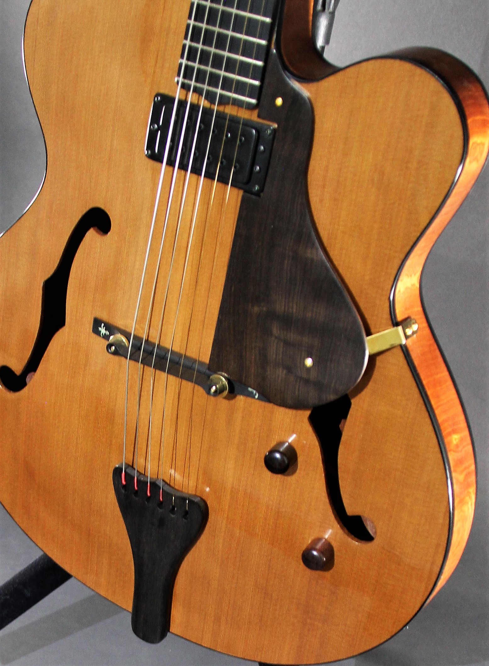 Jimmy Foster Basin Street Thinline Archtop completed by BurkeGuitar.com-e-angle-body-jpg