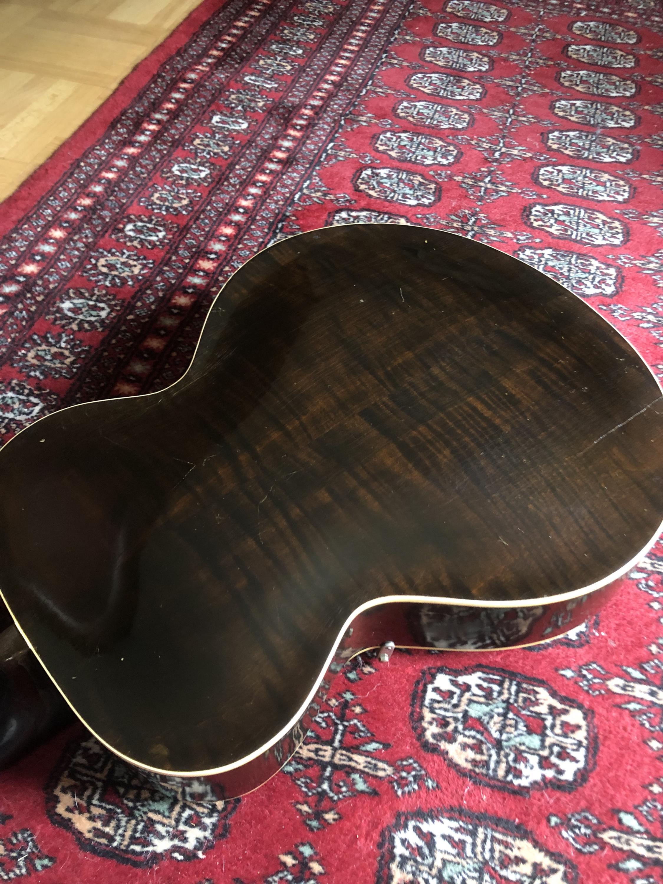 Late 1930s Gibson L-50 - Elevated Fingerboard, All Solid Wood, Flamed Maple-img_2316-jpg
