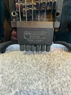 Used Hohner Professional G3T black 6 string guitar-bridge-jpg
