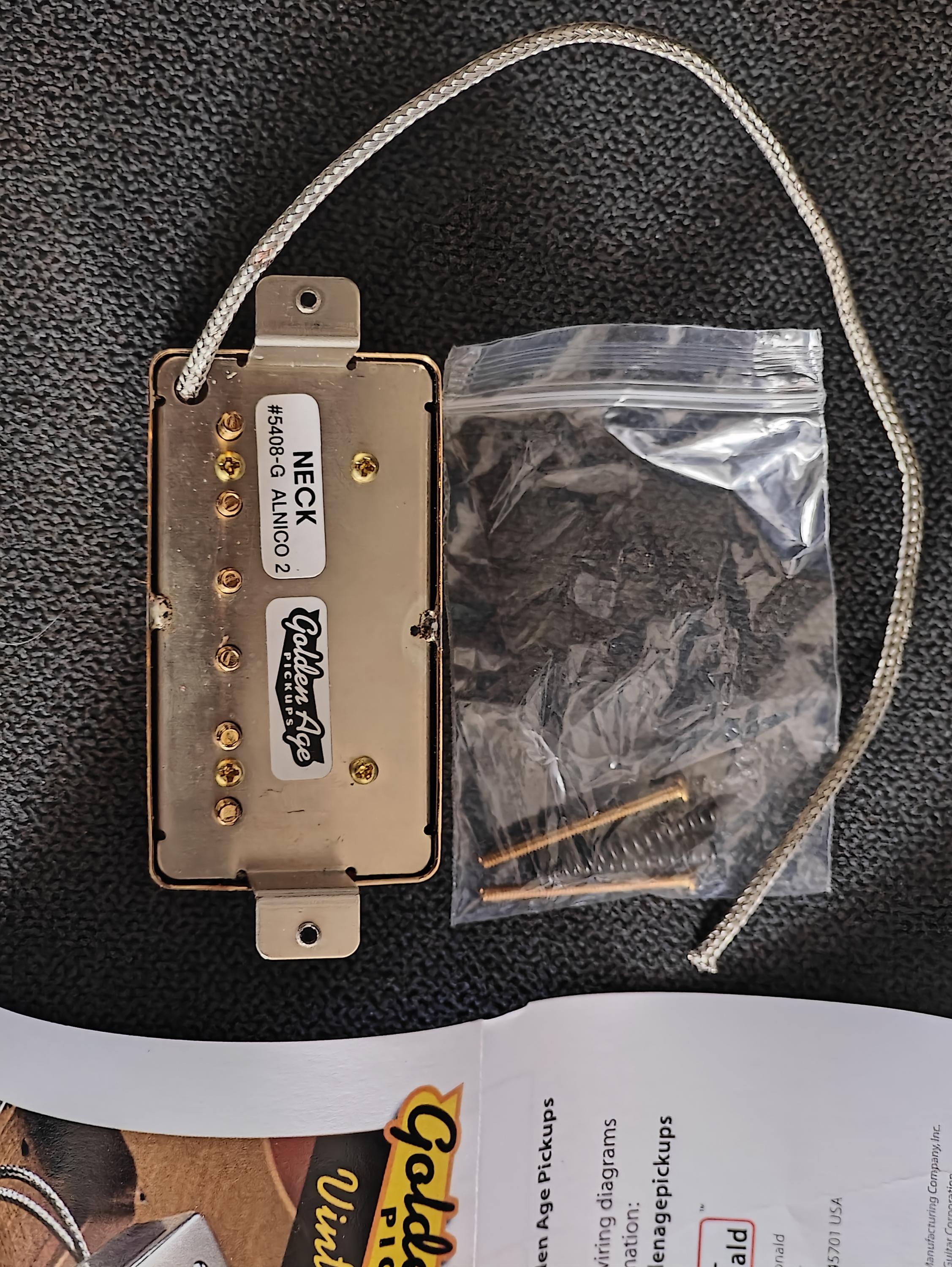 StewMac Alnico II Neck Gold Humbucker  -pickup-4-jpg