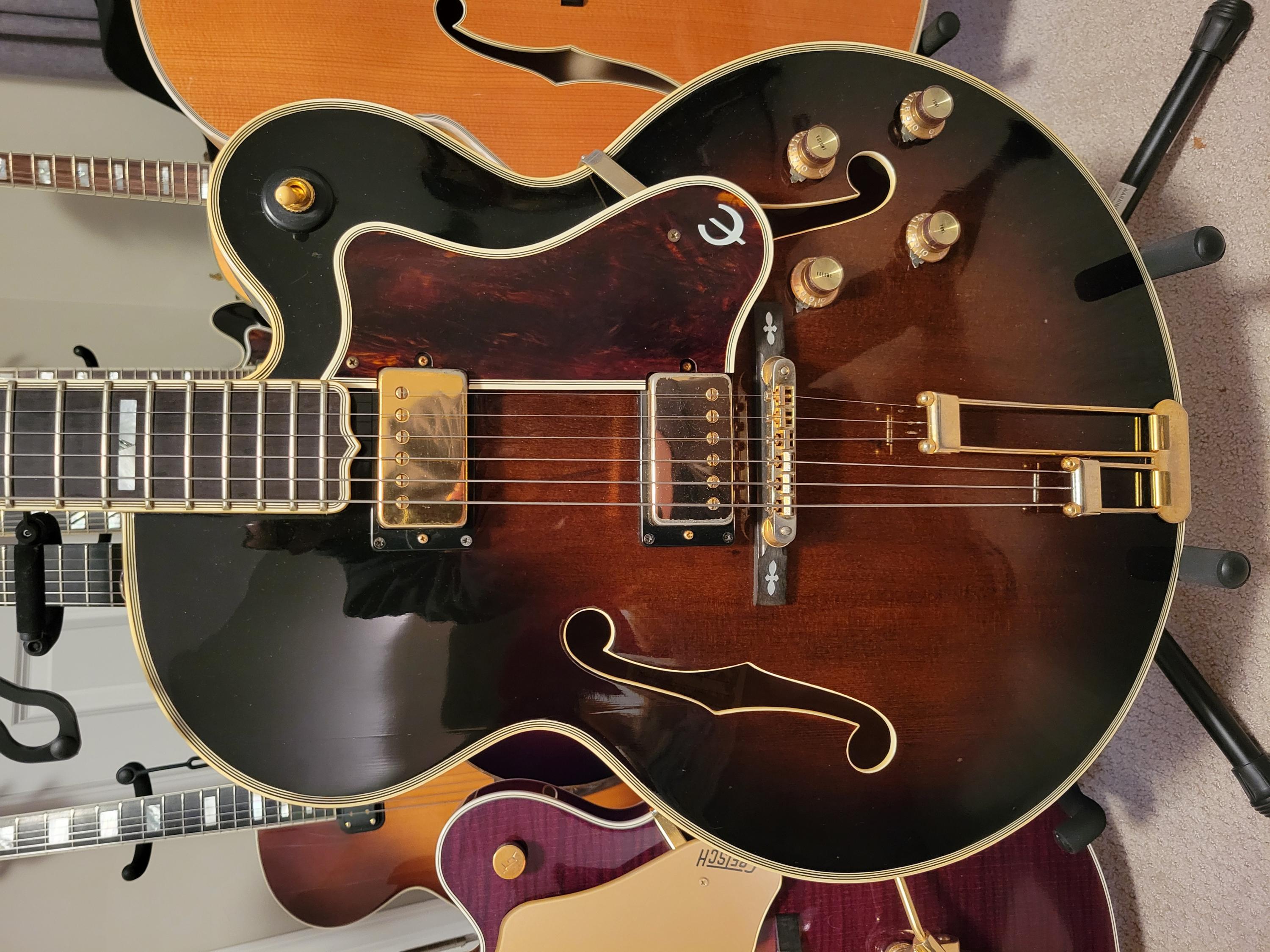 Japanese Epiphone Emperor &quot;F&quot;.....alt=,400 mint-20240505_194914-jpg