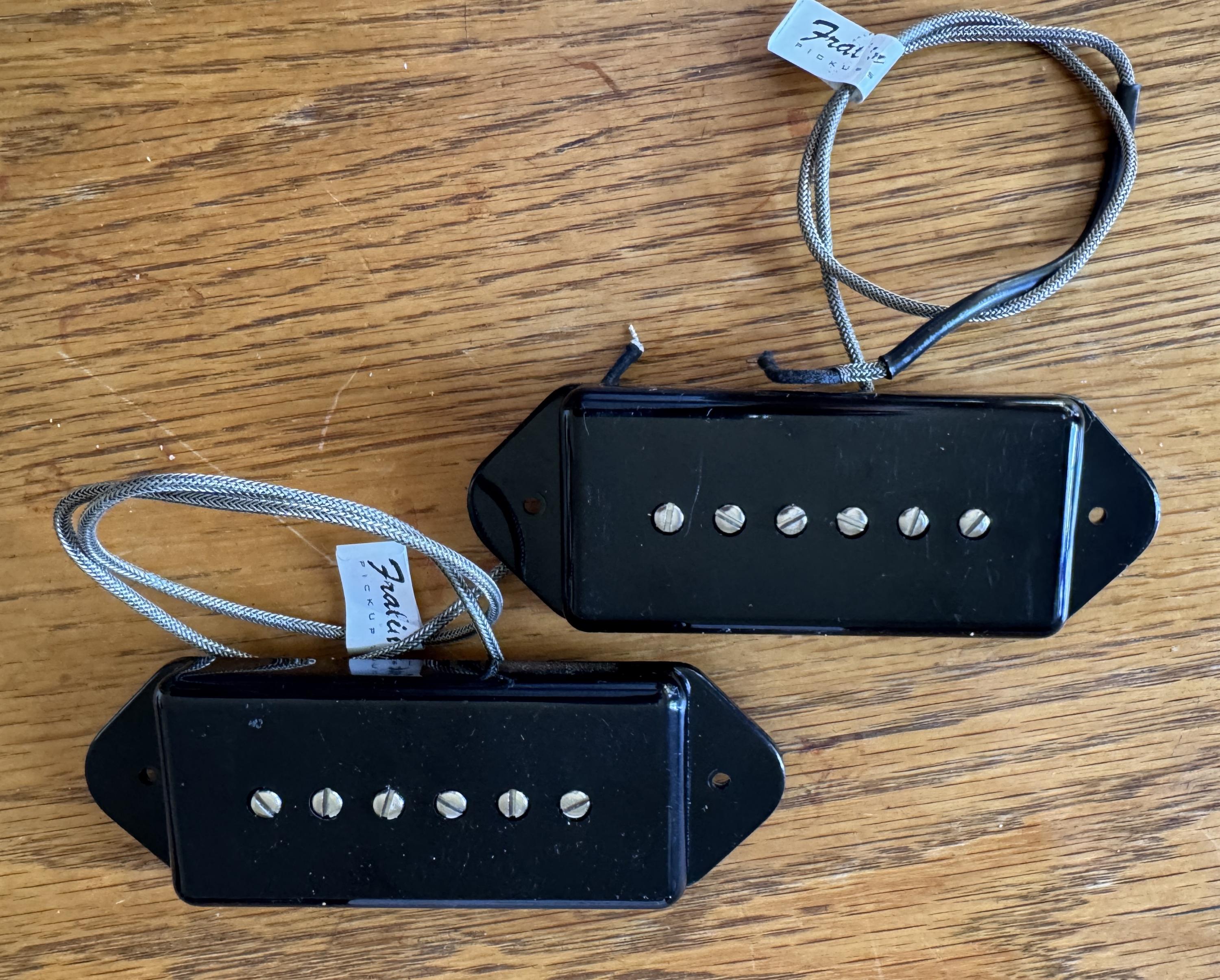 REDUCED: Lindy Fralin Noisless P-90 Guitar Pickup Set - 0-img_3383-jpg