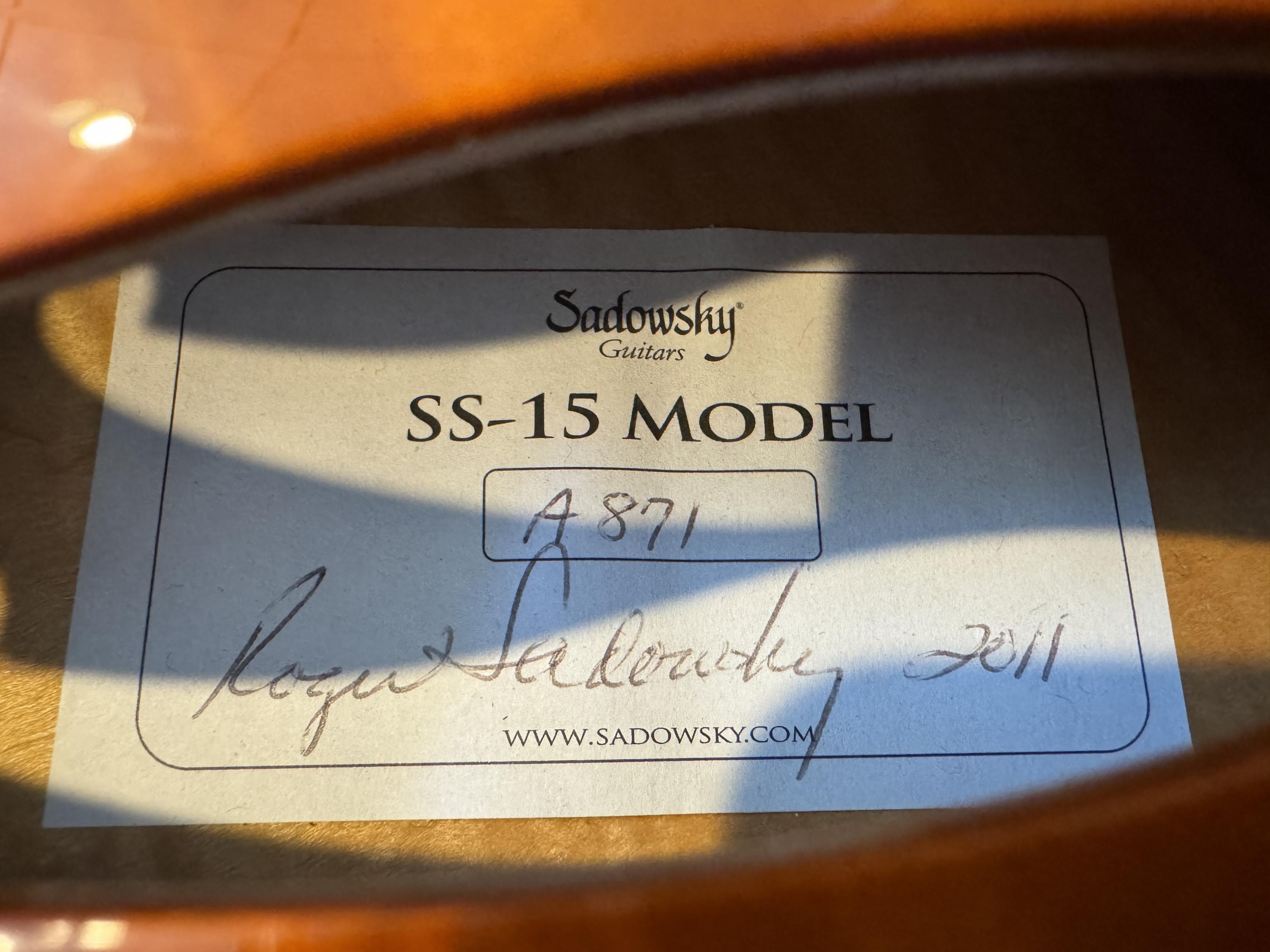 REDUCED: 2011 Sadowsky SS-15 Hollow Body Guitar-img_4272-jpg