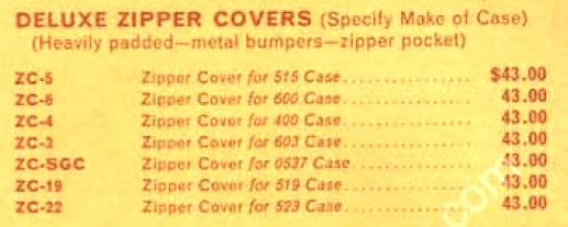 0 Gibson Leather Case Cover 1960s - Black-gibson_case_covers_prices_1969-jpg