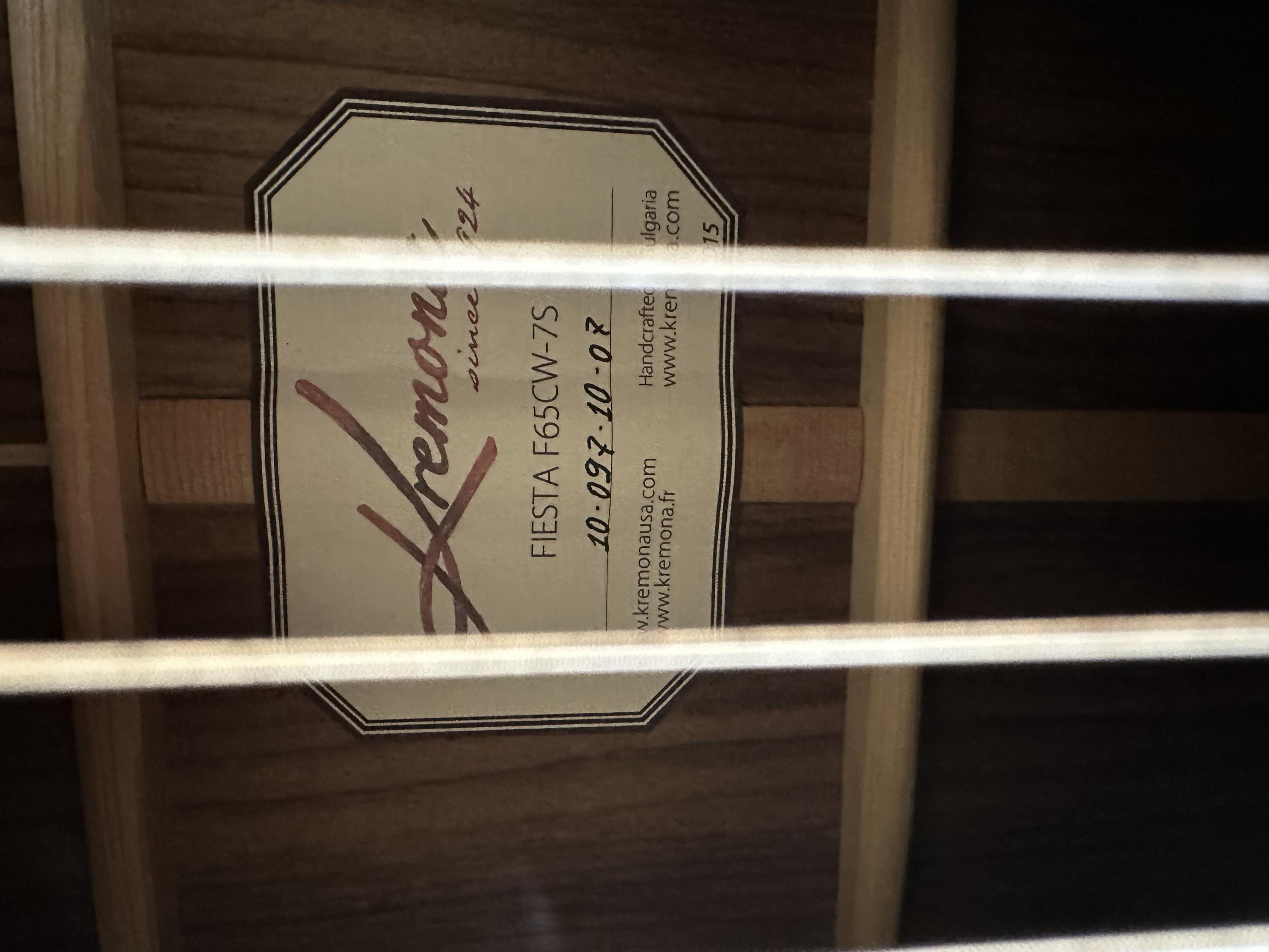 7 String Nylon Kremona-label-jpg