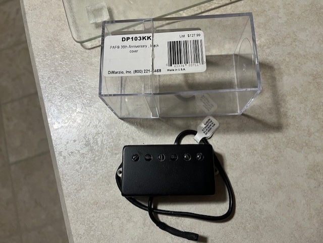 DiMarzio 36th Anniv / Sadowsky PAF neck humbucker-pickup1-jpeg