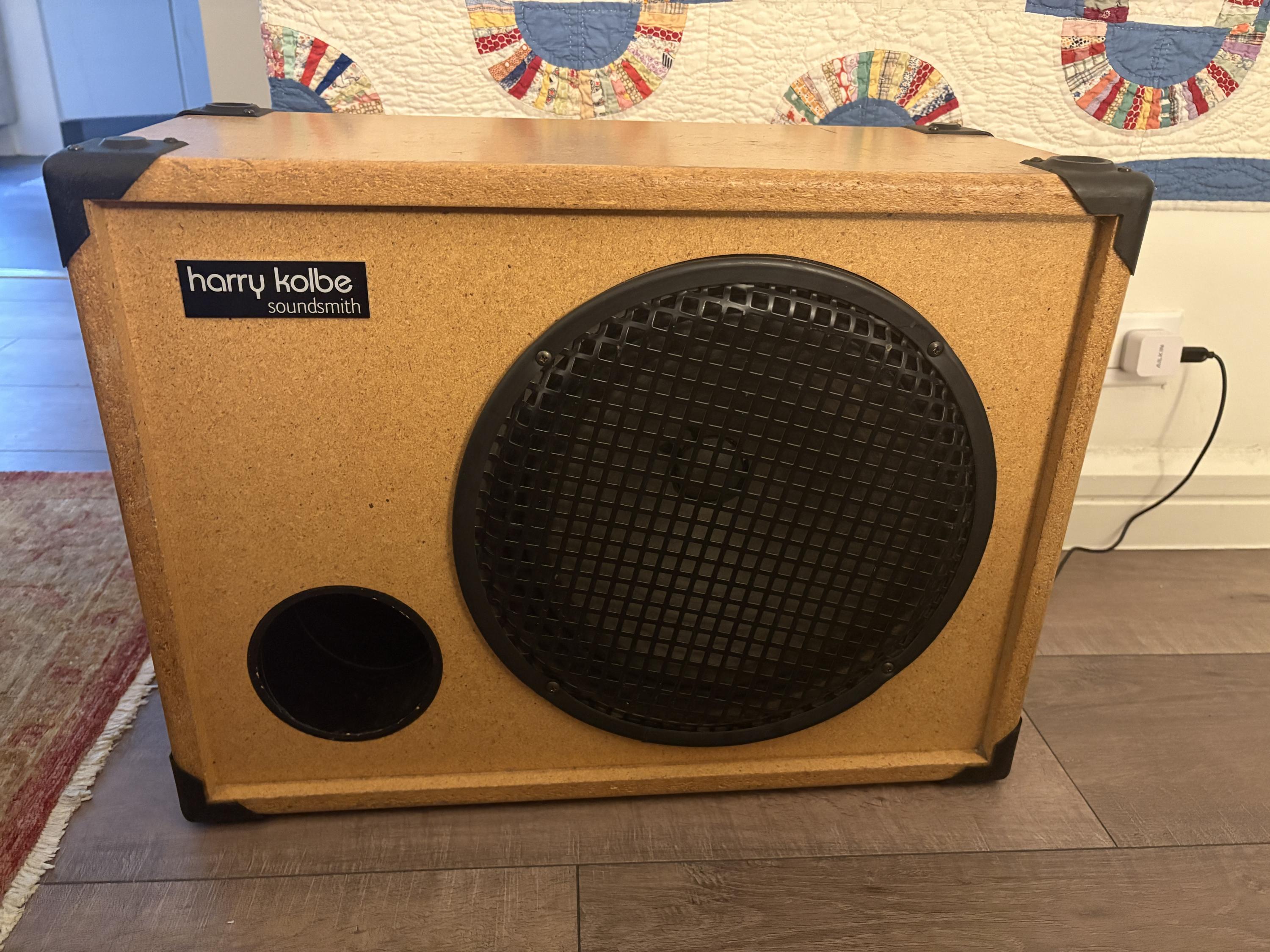 9 - RARE Harry Kolbe Cabinet Amp 1x12 Speaker CTS Fender 1970s-img_9001-jpg