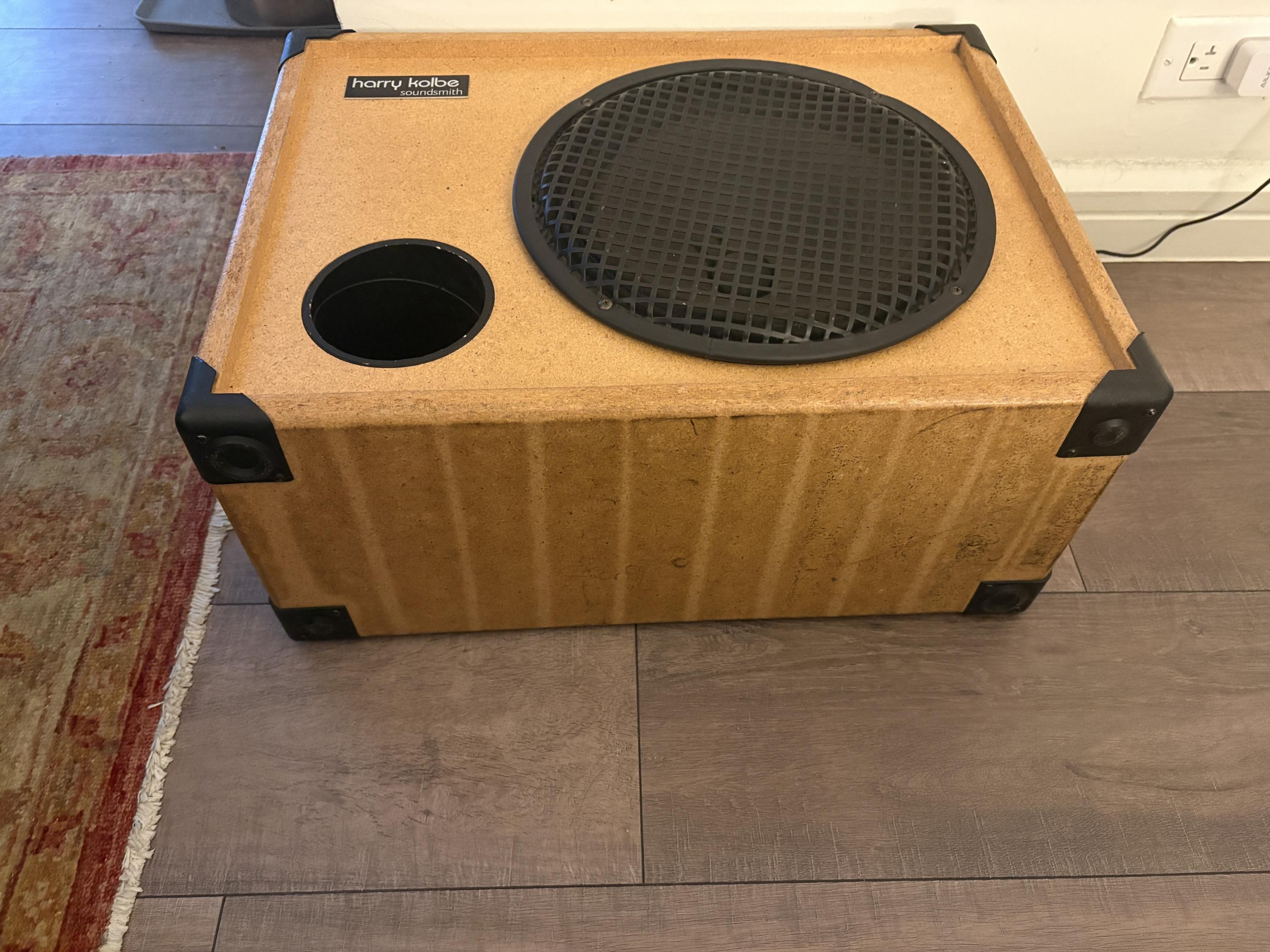 9 - RARE Harry Kolbe Cabinet Amp 1x12 Speaker CTS Fender 1970s-img_9006-jpg