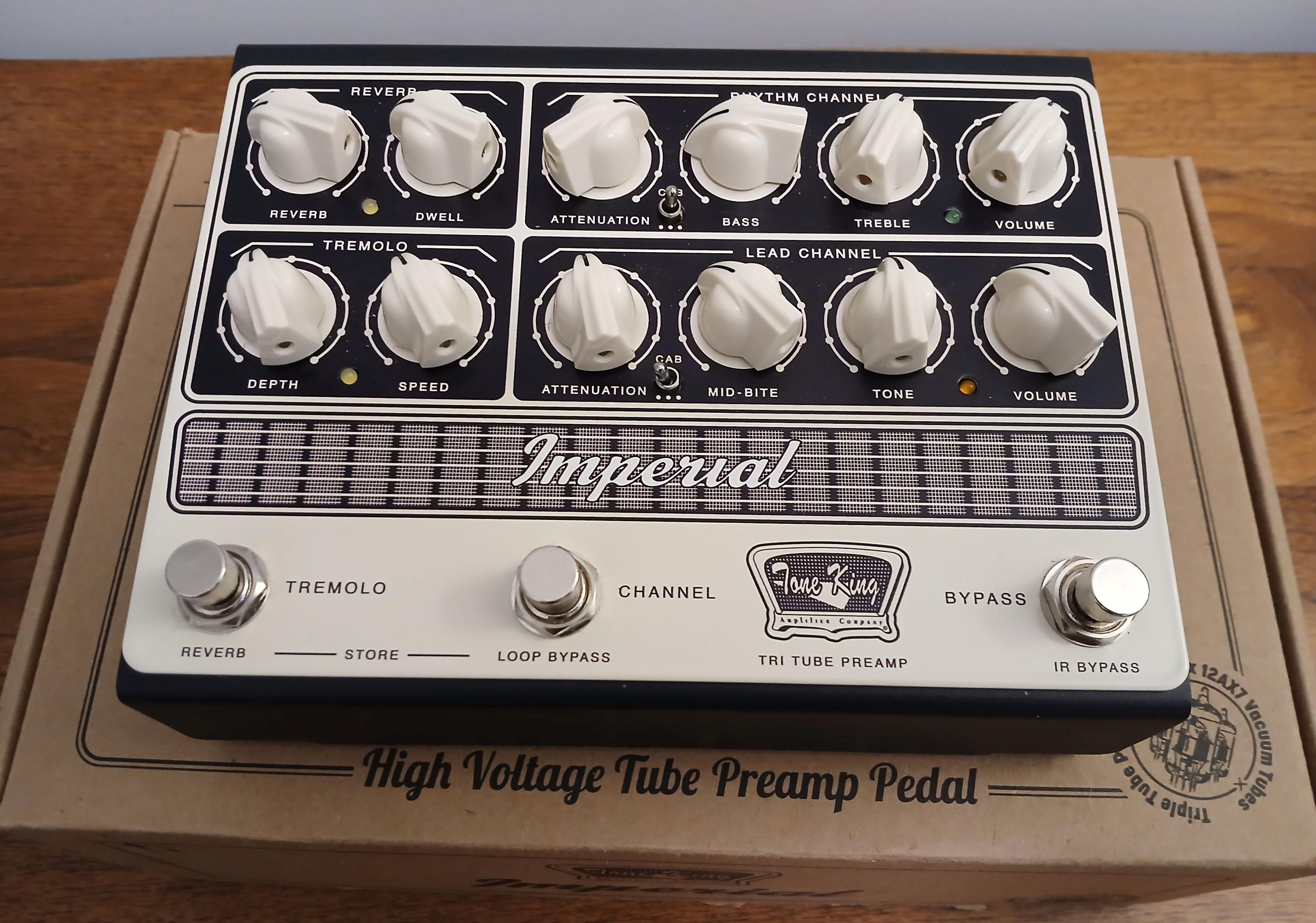 Tone King Imperial Tube Preamp Pedal (IN CANADA)-1-tip-top-jpg