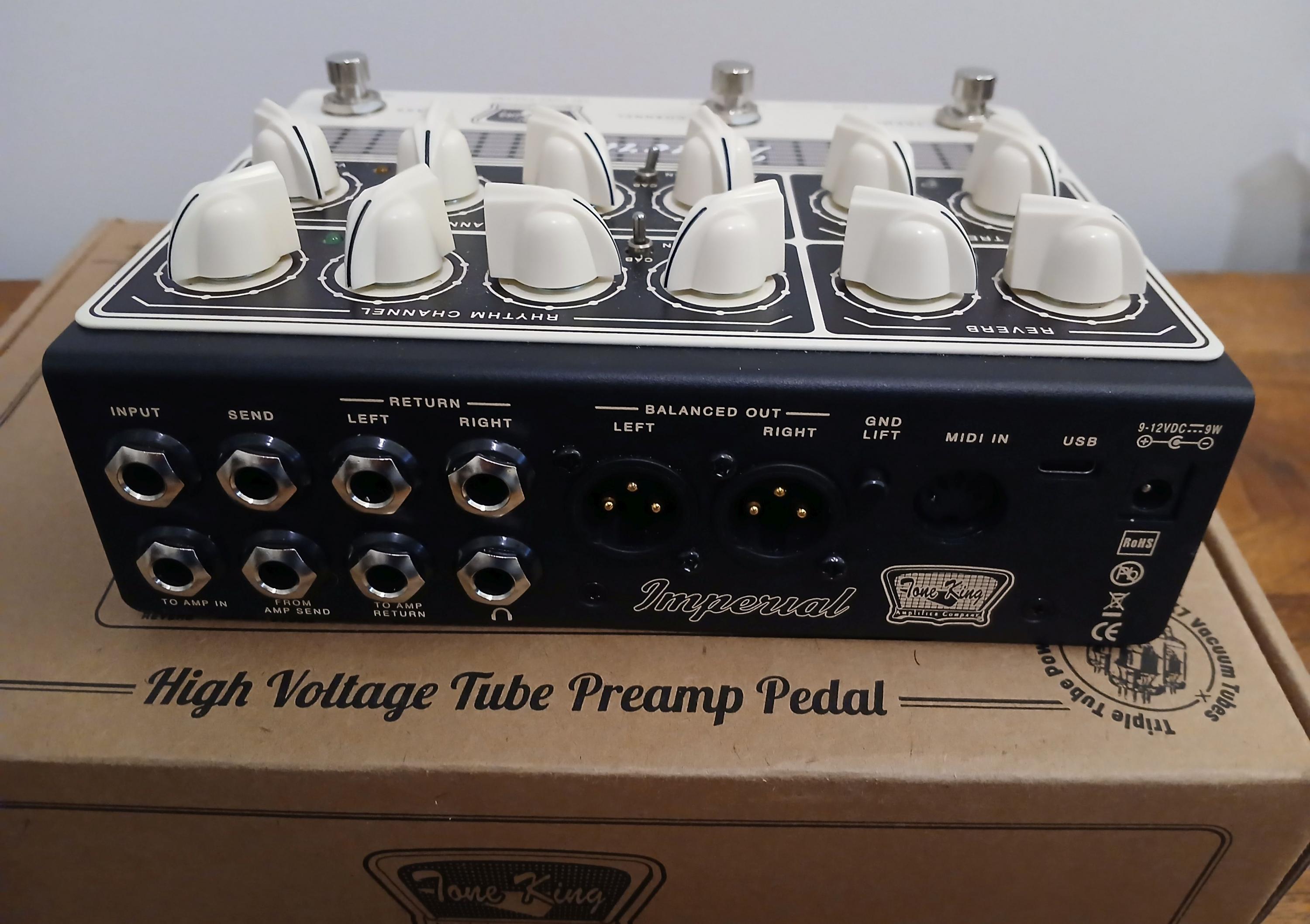 Tone King Imperial Tube Preamp Pedal (IN CANADA)-2-tip-rearpanel-jpg