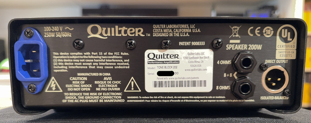 Quilter Tone Block 202 w/ Block Dock 12HD &amp;/or 10TC-tb202_back-jpg