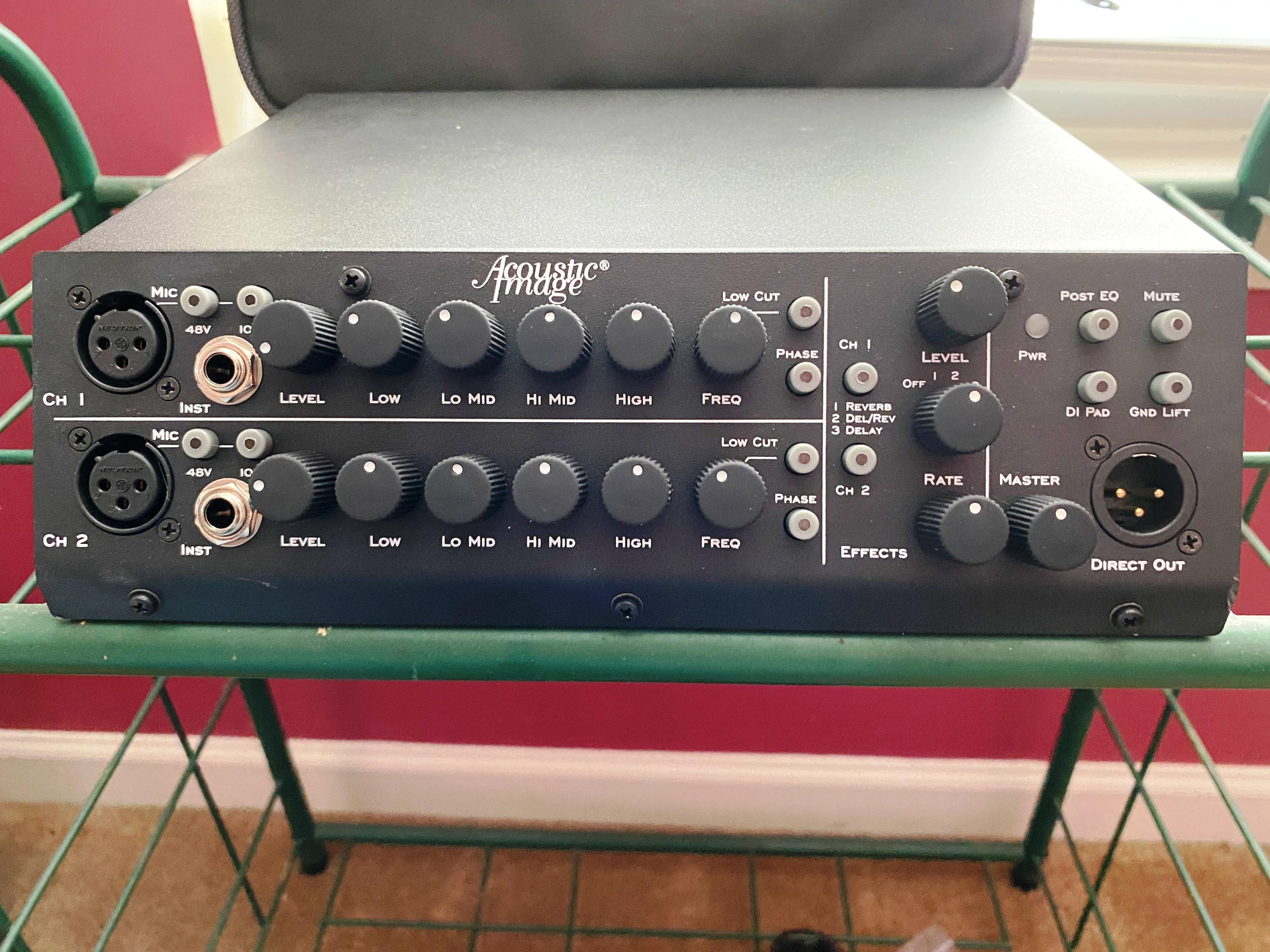 Acoustic Image/AI 600 watt 2 channel Guitar/ Bass Amplifier-ai-2-channel-amplifier-front-view-jpg