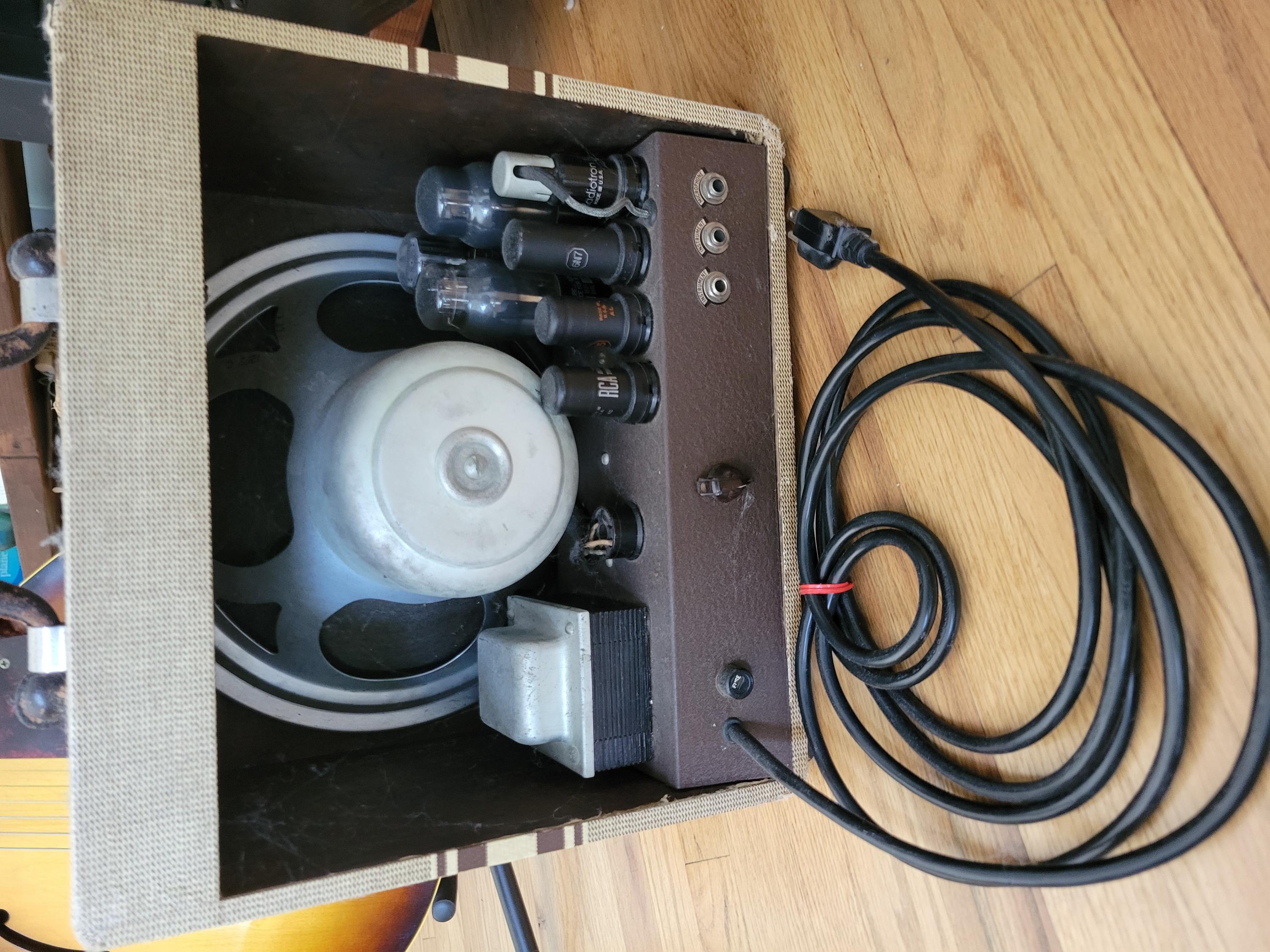 EH-100/ Recording King Model 1022 Tube Amp (made by Gibson)-20260724_142117-jpg