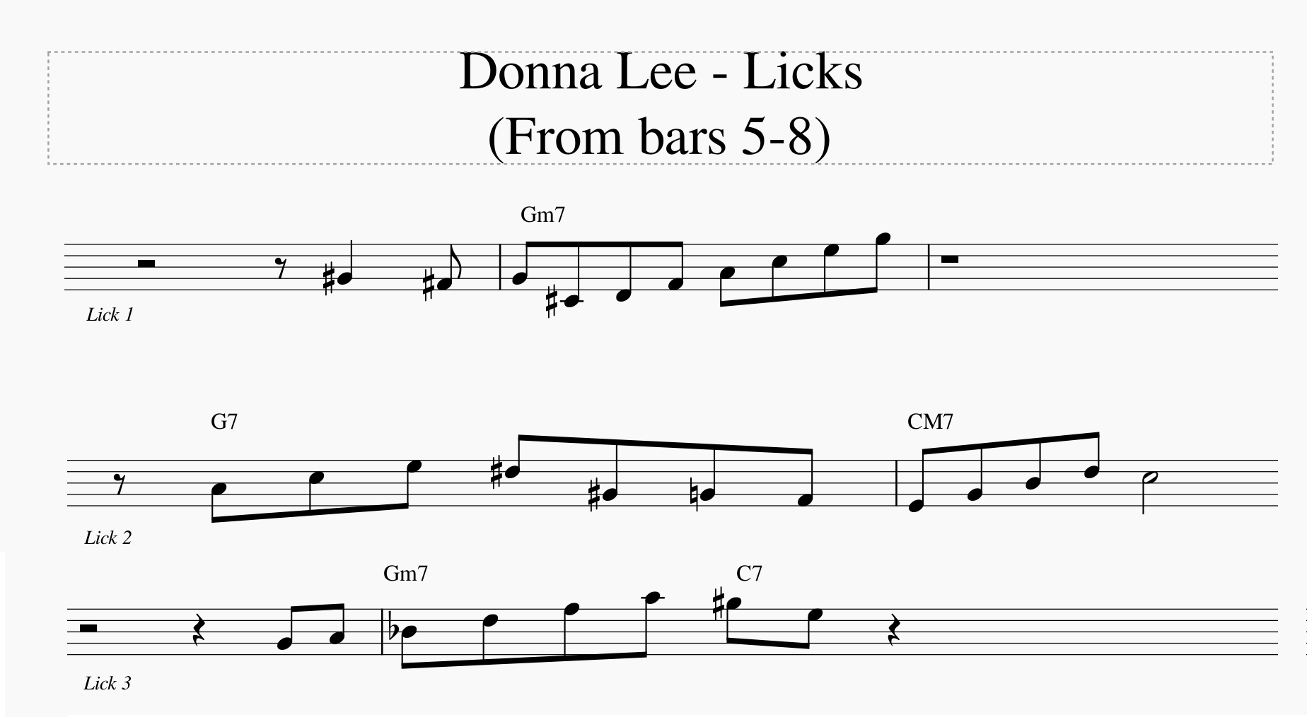 Bebop heads: Donna Lee-donna-lee-licks-bars-5-8-png