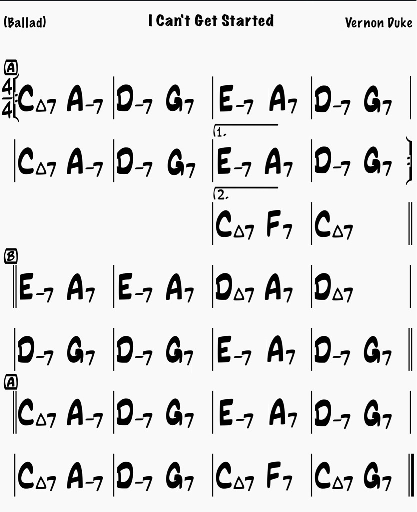 December 2016 - I Can't Get Started-i-cant-get-started-chords-good-jpg