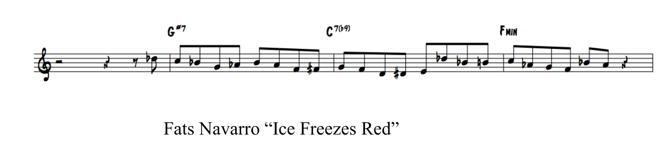 Melodic Minor Courses Online? or Favorite Book Must Have-fats-navarro-solo-ice-freezes-red-png