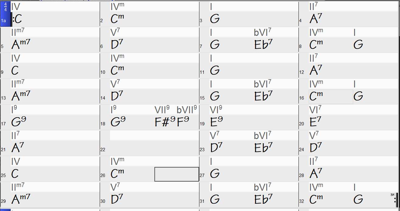 Chord Analysis Moonglow-moonglow-png